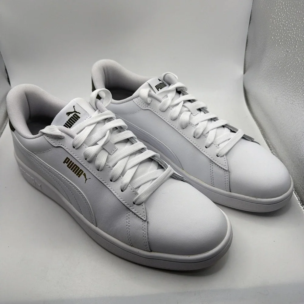 Puma Ace Court Sneakers White&Green Men's SoftFoam+ Size 11 - Picture 5 of 11